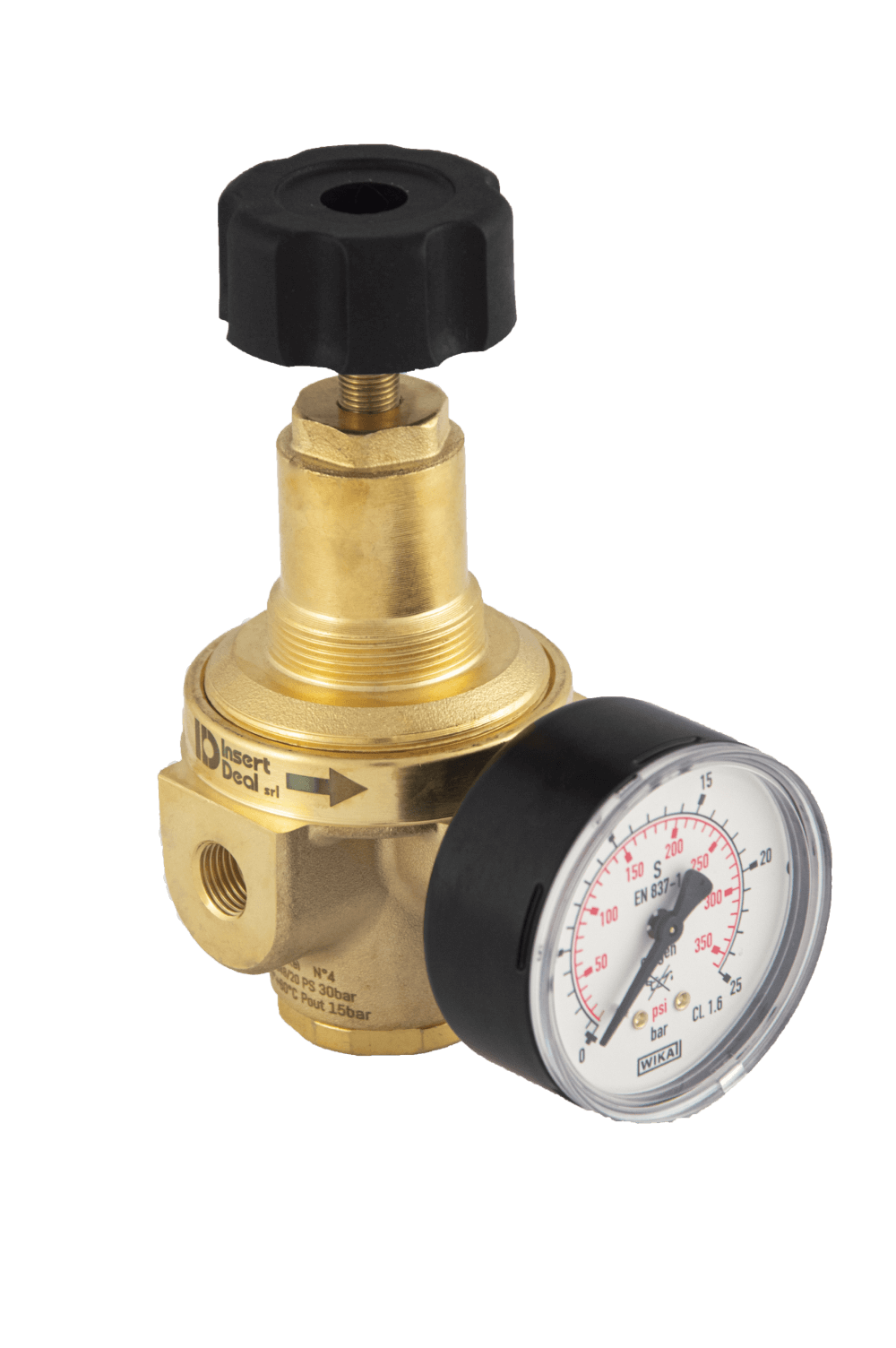 Brass pressure regulators 30 or 50 bar G1/4\" FRL - Filters Regulators Lubricators