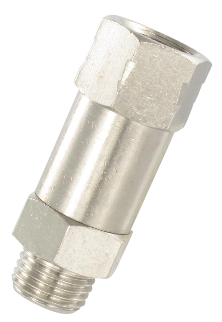 Check valves F/M BSP cylindrical