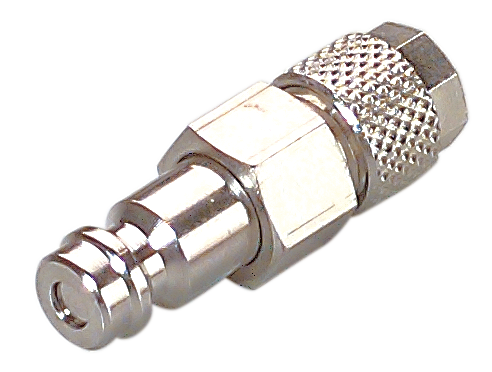 Plugged tips with push-on fittings 5 mm passage