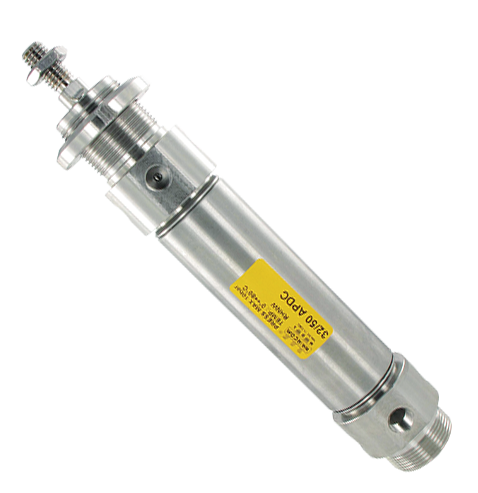 Pneumatic cylinders INOX round profile double acting magnetic AP - Round profile stainless steel pneumatic cylinders