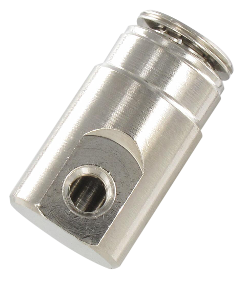 Push-in plugs in nickel-plated brass for misting nozzle Pneumatic push-in fittings