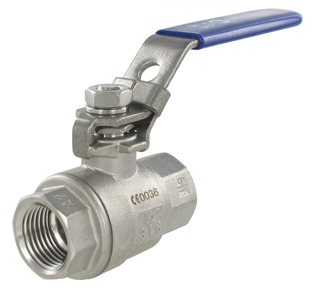 Pneumatic ball and needle valves