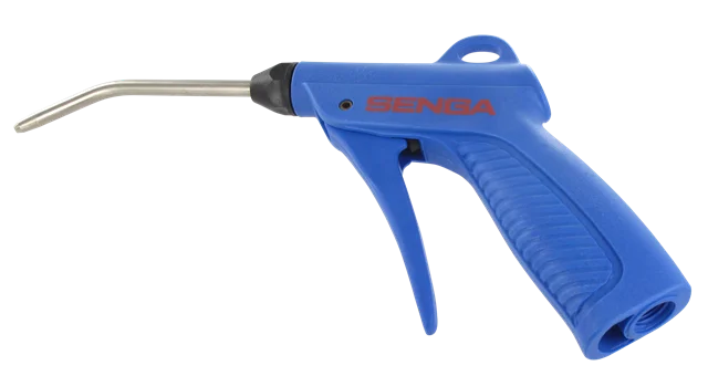 Blowgun for compressed air with angled nozzle SENGA