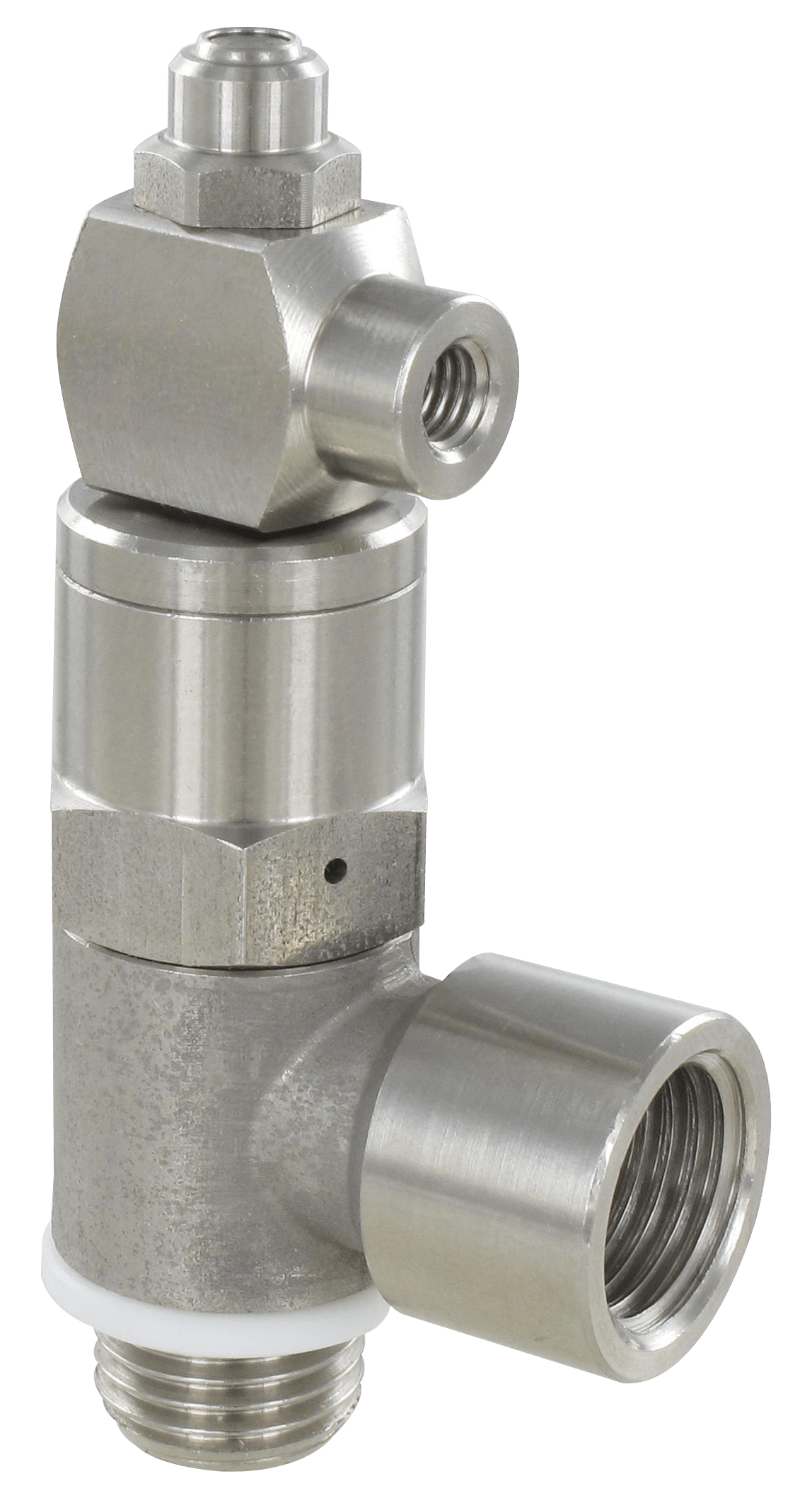 Stainless steel pilot operated check valve