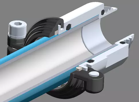 Compressed air piping system in aluminium SENfluid