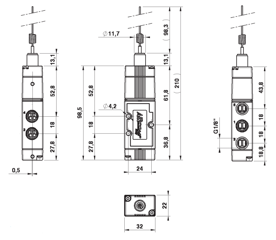 distributeur commande antenne mecanique senga 5 2