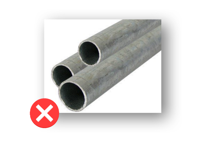 Galvanized steel pipes SENGA