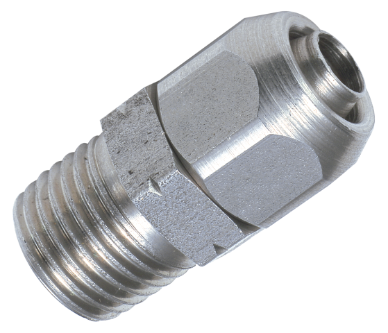 Push-on fittings in stainless steel for compressed air, aggressive environments, chemistry