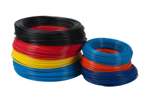 Polyamide hoses for compressed air