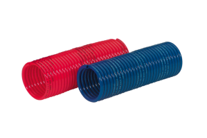 Polyamide spiral hoses for compressed air