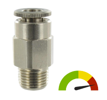 Push-in fittings for high pressure for lubrication systems
