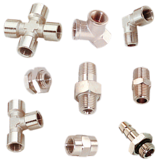 Standard fittings for compressed air