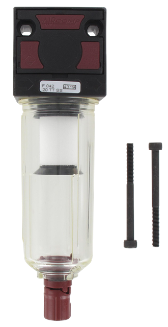 Microfilter 0.01M 1/4\" with coalescence reinforced tank semi auto drain Pneumatic components