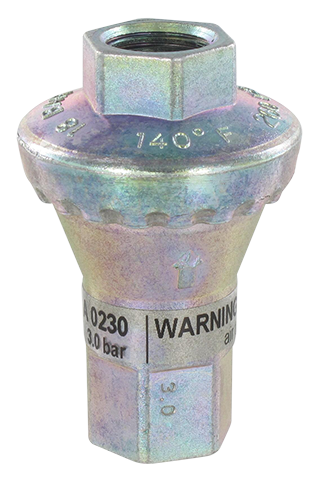 1/4 in-line female/female pressure regulator set at 3 bar Tared pressure regulators and in-line filters