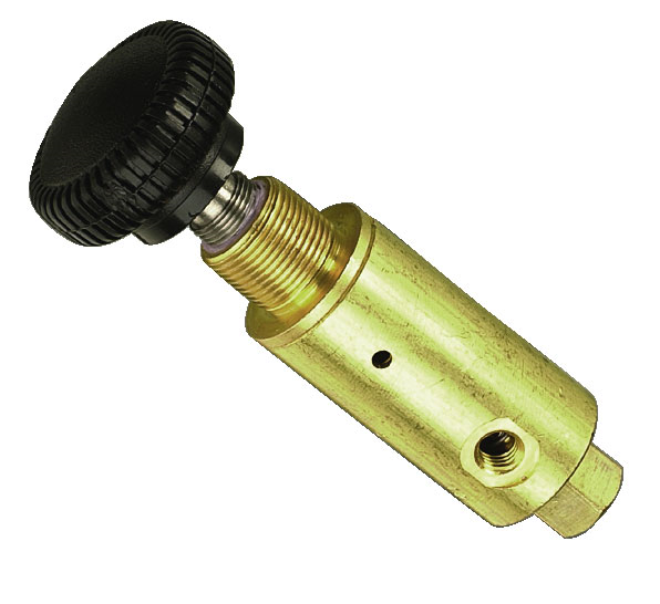 10-70 PSI cartridge pressure regulator with knurled knob
