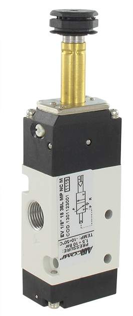 Bistable 5/2-G1/8 solenoid air operated valve