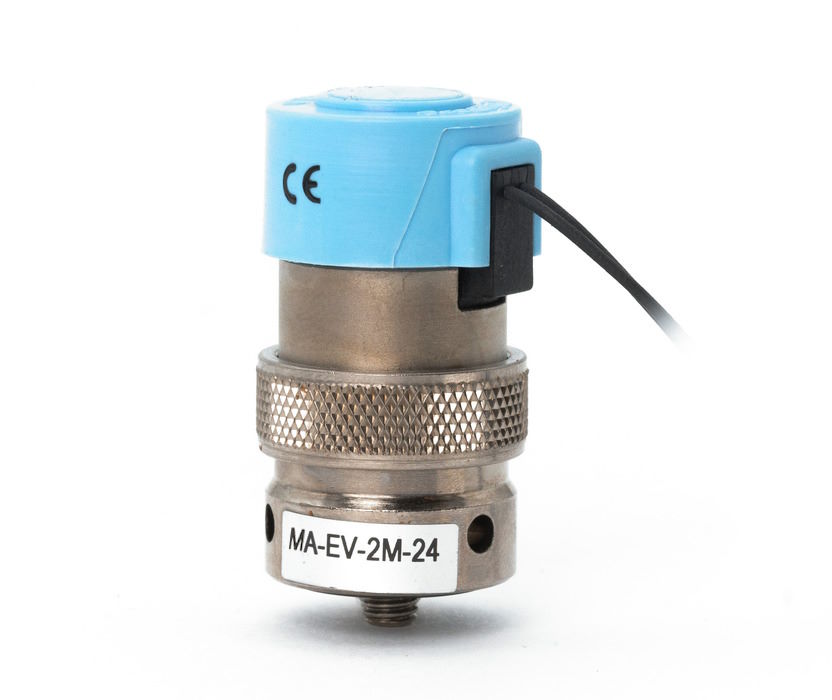 2/2 N.C. electronic valve, subbase mounted