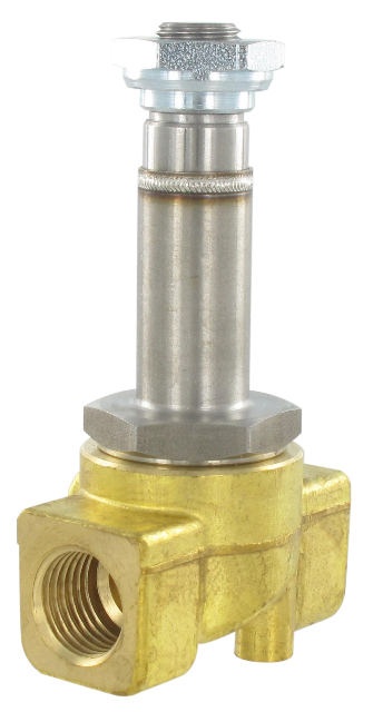 2-way solenoid valves G1/4 DN6.4 FPM