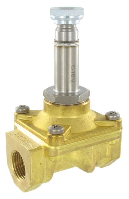 2-way solenoid valves G3/8 DN12 FPM W - Solenoid valves for industrial use