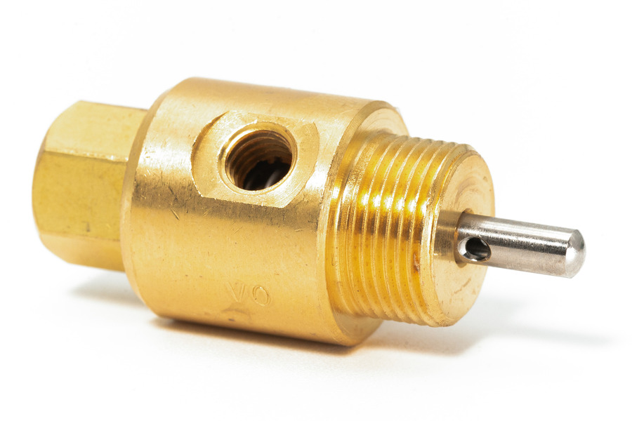 3/2-way push valve NC #10-32