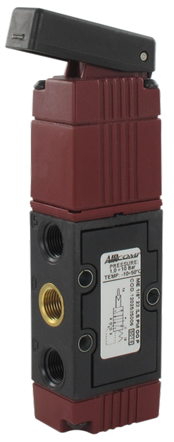 5/2 (G1/8\") servo-controlled lever operated pneumatic valves