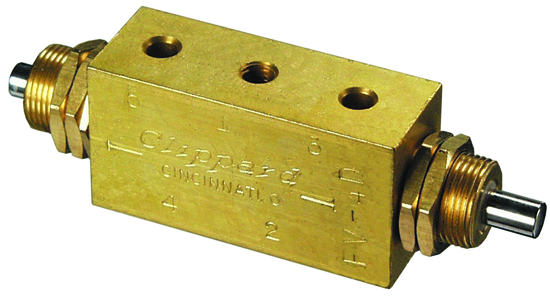 5/2-way bistable push valve M5 Pneumatic valves