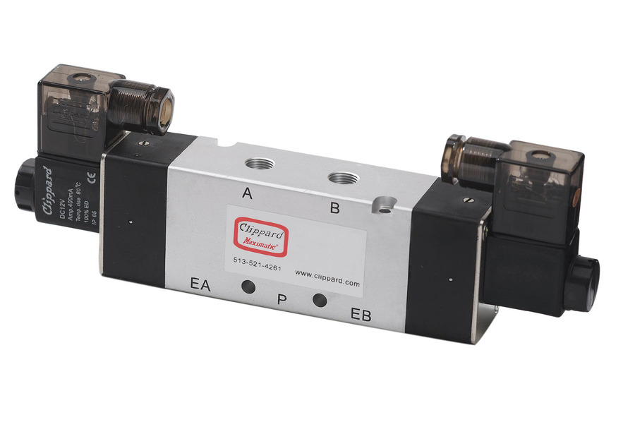 5/2-way bistable valve with control Pneumatic valves