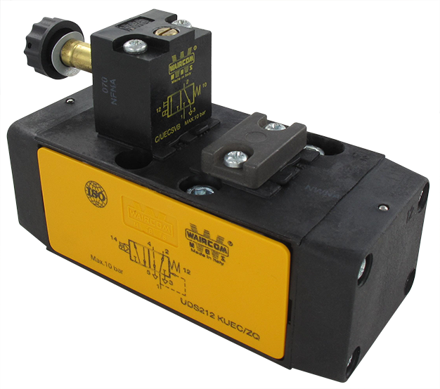 5/2-way electrically operated ISO pneumatic valves (size 2) Electrically operated ISO pneumatic valves