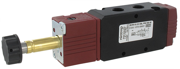 5/2-way solenoid pneumatic operated valve (G1/8\")