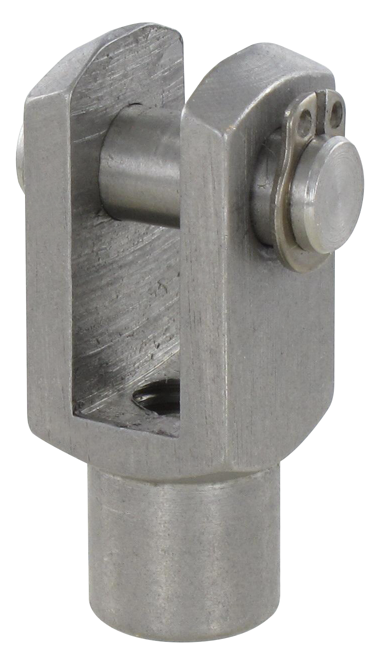 Rod clevis M6x1 AISI 316 stainless steel