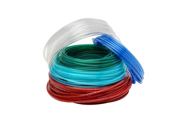 Red anti-UV polyurethane tube D7.5x10 - roll 100m UV resistant polyurethane hoses