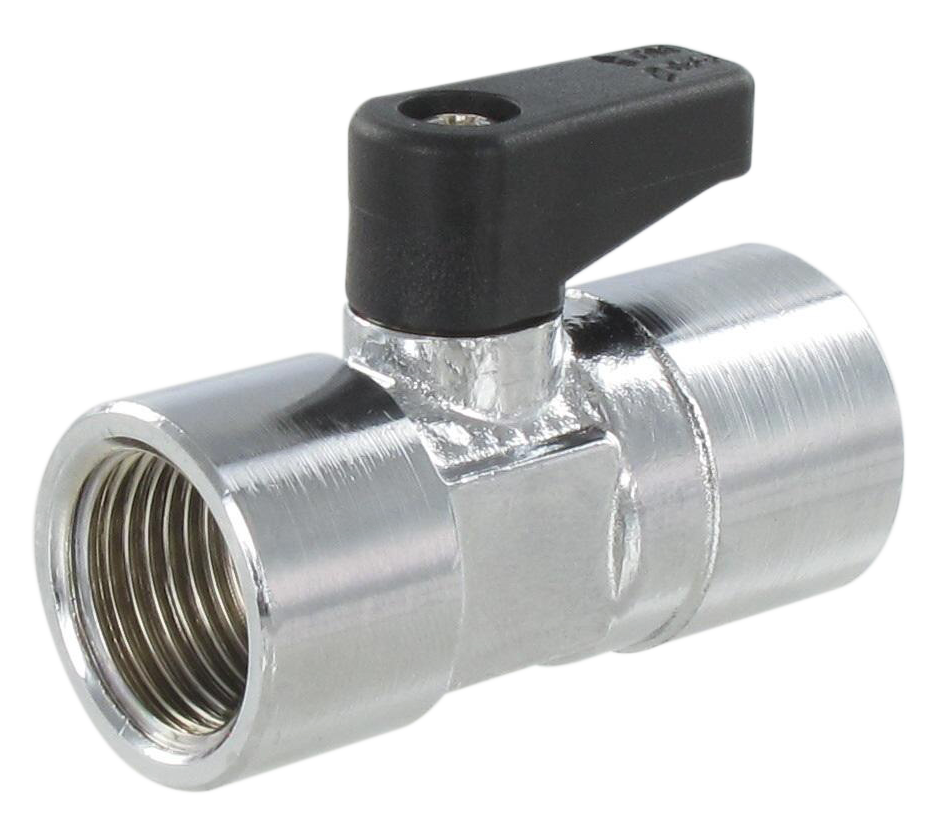 Ball valve female / female BSP cylindrical 3/8\" Compact ball valves