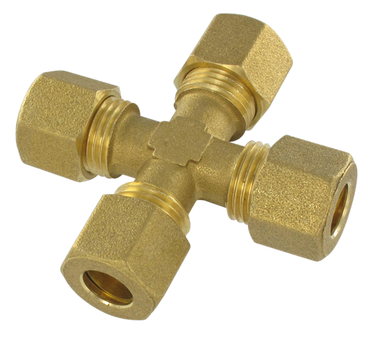 Bicone equal cross ring fittings