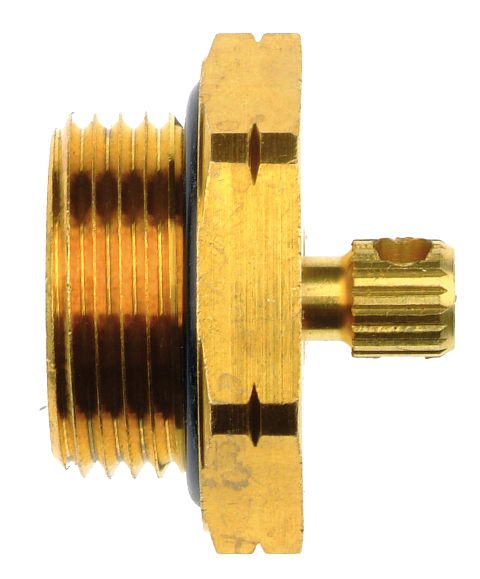 Bleed valves in brass for brake systems Pneumatic push-in fittings
