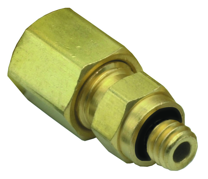 Brass ferrule #10-32 T.1/8\" Ext. Pneumatic valves