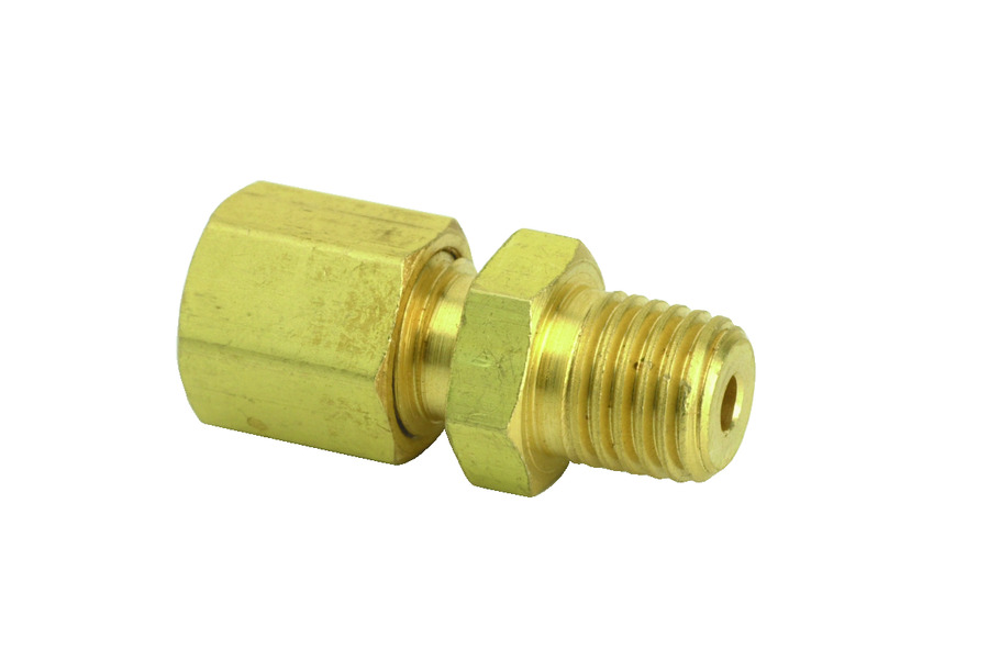 Brass ferrule fitting 1/16\" NPT T.1/8 ext. Pneumatic valves