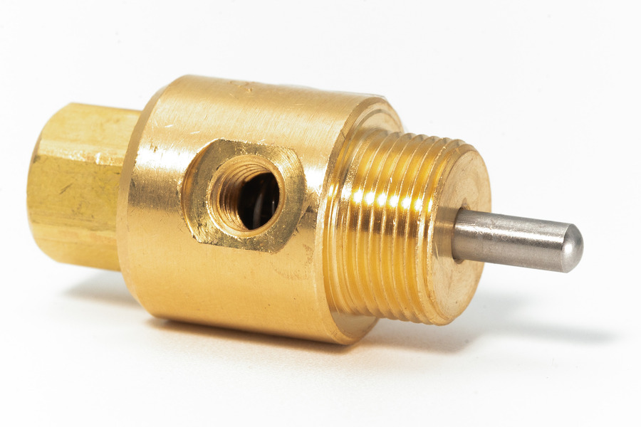 Brass valve 2/2 NC M5