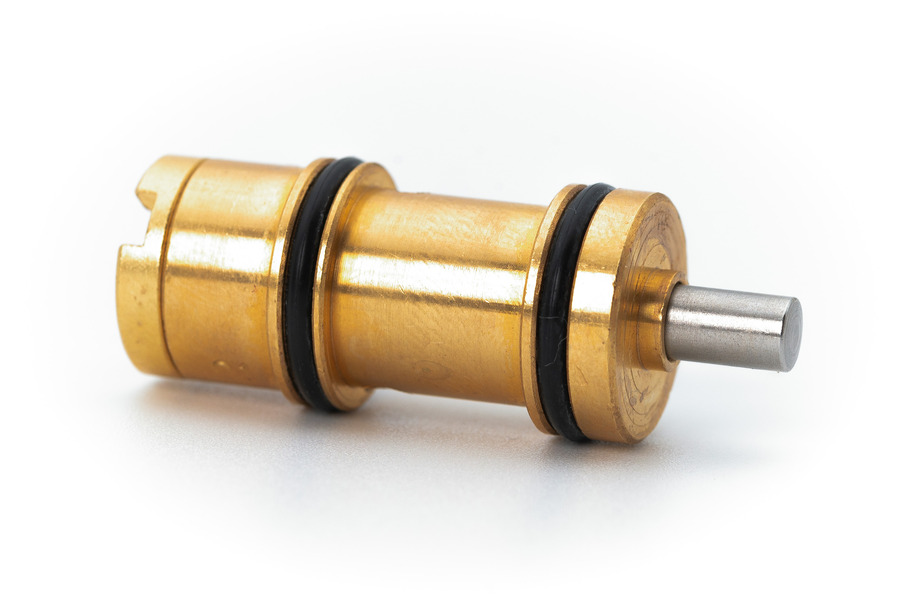 Cartridge valve with push button 3/2 NC
