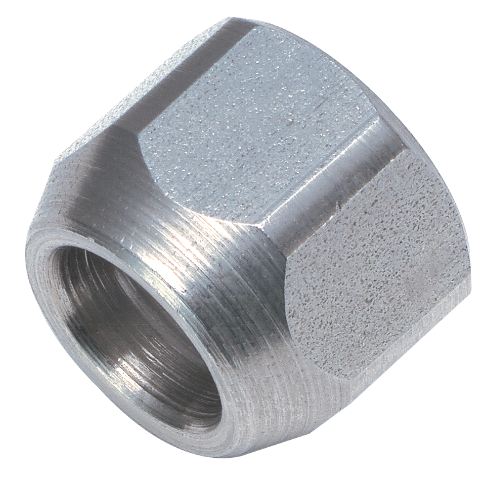 Clamping nuts for stainless steel push-on fitting 8/6