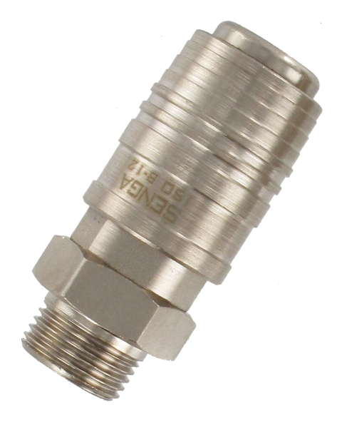 Coupleurs ISO-B mâle cylindrique passage 5,5 mm Raccords et coupleurs