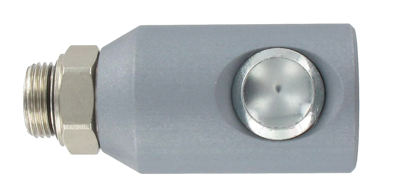 Coupleurs sécurité ISO-C mâle cylindrique passage 8 mm Raccords et coupleurs