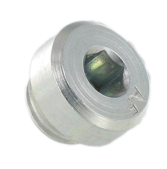 Cylindrical male plug in galvanised steel M10X1 Standard fittings for lubrication