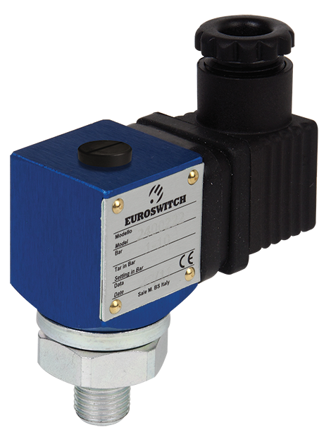 Diaphragm pressure switches with adjustable changeover contact (SPDT) for pneumatic applications Pressure switches for pneumatics and hydraulics