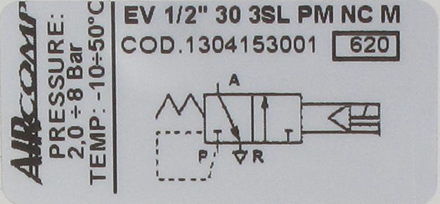 Distributeur à commande électro-pneumatique 3/2-G1/2 normalement fermé Distributeurs pneumatiques
