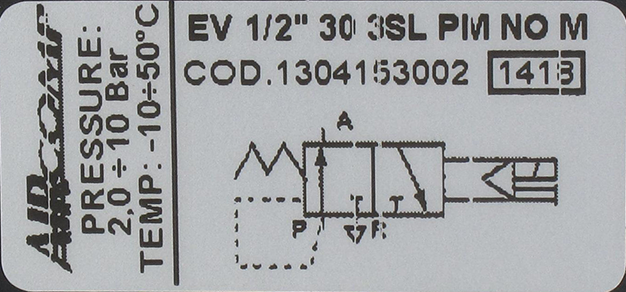 Distributeur à commande électro-pneumatique 3/2-G1/2 normalement fermé Distributeurs pneumatiques