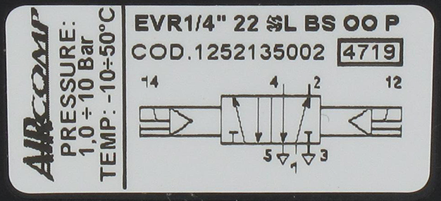 Distributeur à commande électro-pneumatique 5/2-G1/4 bistable Distributeurs pneumatiques