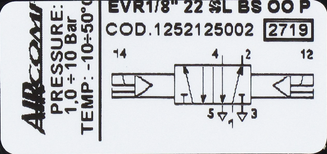 Distributeur à commande électro-pneumatique 5/2-G1/8 bistable Distributeurs pneumatiques