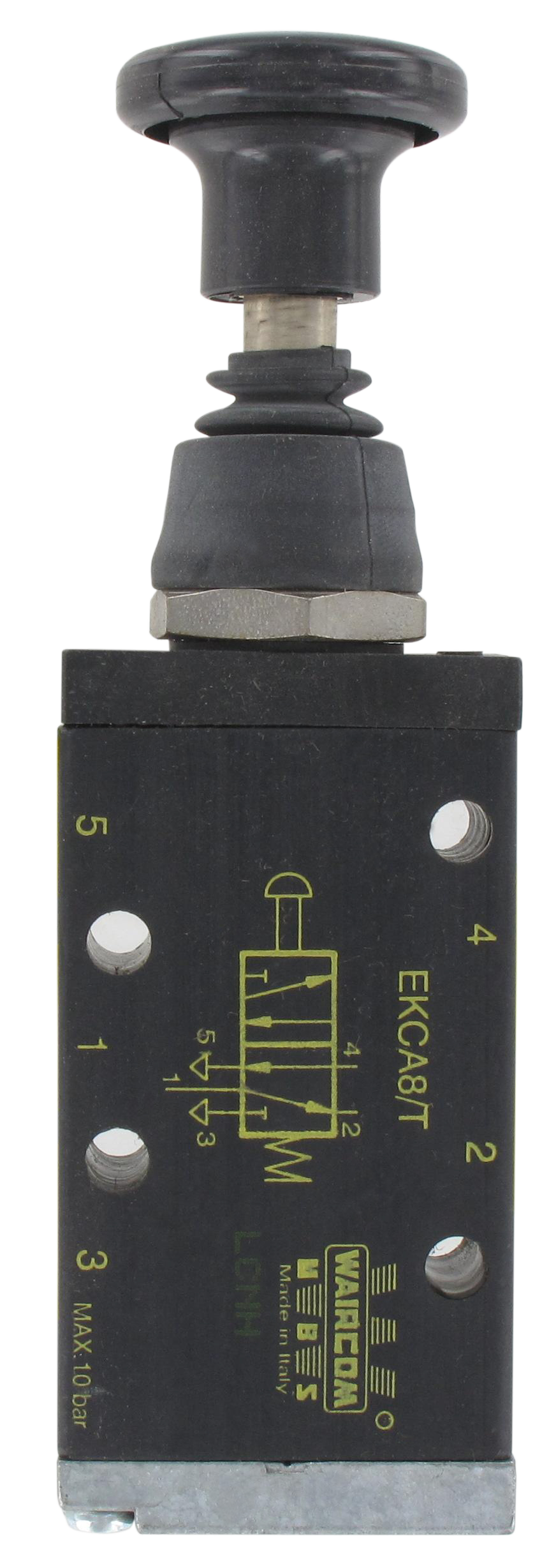 Distributeur pneumatique à bouton poussoir 5/2-G1/8 monostable