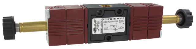 Distributeurs à commande électro-pneumatique 3/2 bistable (G1/8'') Distributeurs pneumatiques