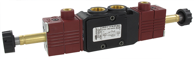 Distributeurs électro-pneumatique 5/2 bistable - 5/3 (G1/8''-G1/4'') Distributeurs électro-pneumatiques 5/2 bistables 5/3 125 (G1/8'' G1/4'' - 800 Nl/min)
